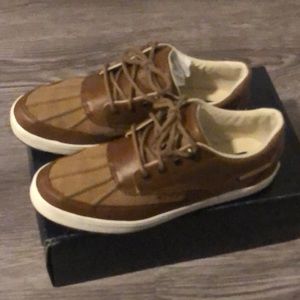 Tan Polo Sneakers size 8 in good condition